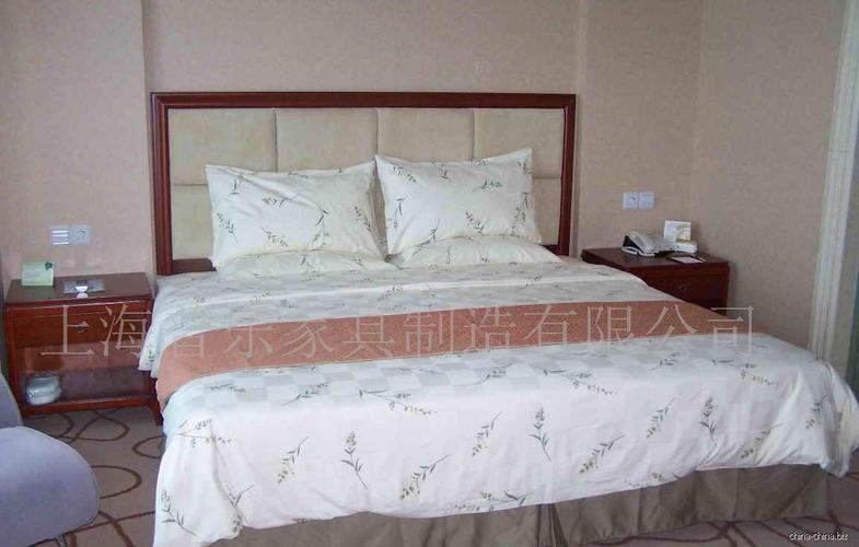 酒店客房家具 上海家具 酒店家具 床 床屏高清图片